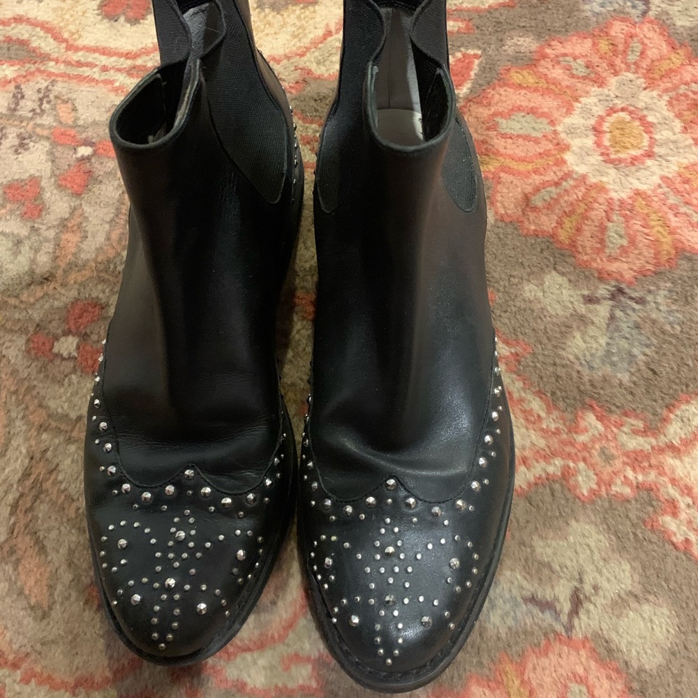 Michael Kors studded leather boots